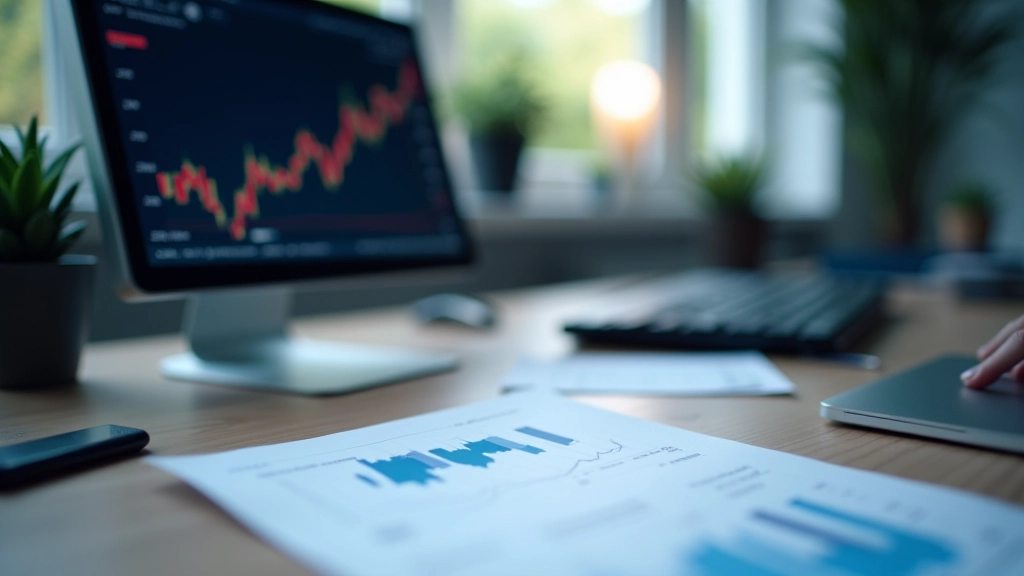 Quantitatives Easing-Konzept mit wirtschaftlichen Indikatoren und Geldflussdiagrammen