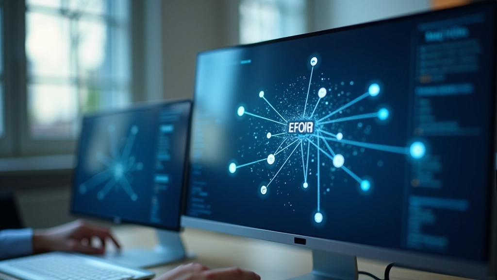 Netzwerk-Diagramm mit verbundenen Knoten und Pfeilen, symbolisiert europäische Zentralbanken-Verflechtung und Geldflüsse